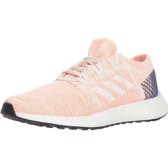 Adidas Womens Pureboost Go Running Shoes Cloudwht/Mysteryink Size 9 B - Picture 1 of 9